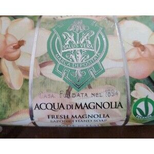 LA FLORENTINA Italy FRESH MAGNOLIA NEW!HANDMADE TUSCAN SOAPS NO DYES/EDTA